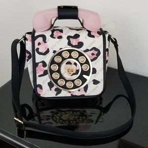 NWOT Betsey Johnson Off the Hook Crossbody Bag
